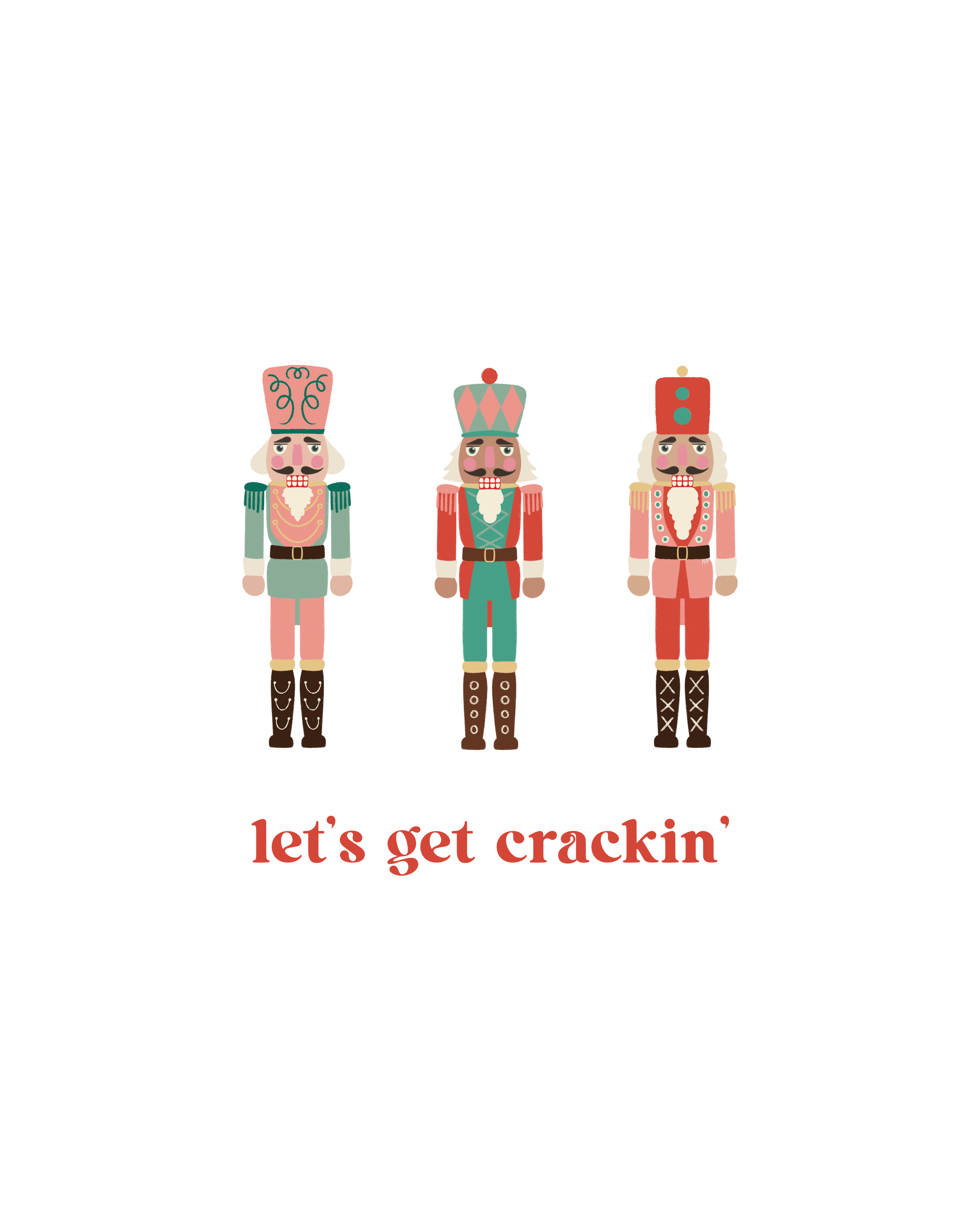Let's get crackin' — three illustrated nutcrackers